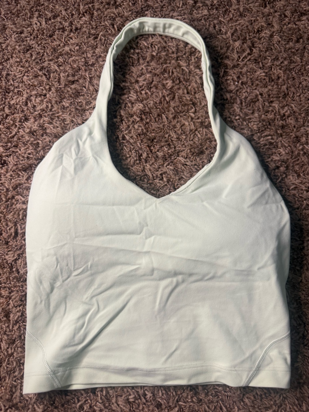 Lululemon Align Tank Size 2 – Creamy Mint / Light Green – Built-in Bra Nulu